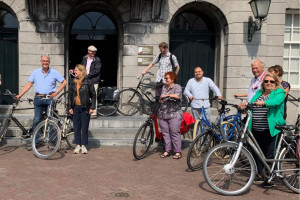 Amsterdamse politici bezoeken Stadsgebied Weesp